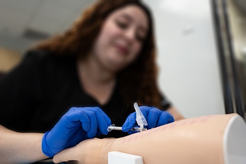 medical assistants in training