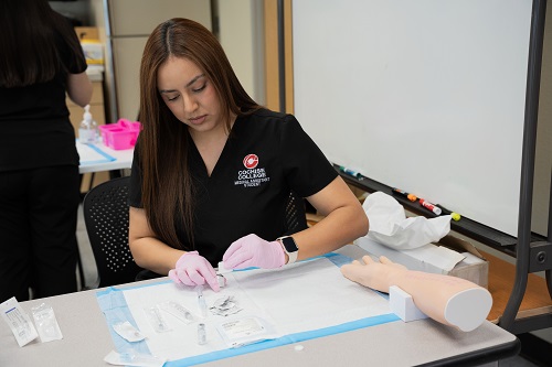 medical assistant in training