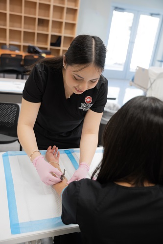 medical assistant in training