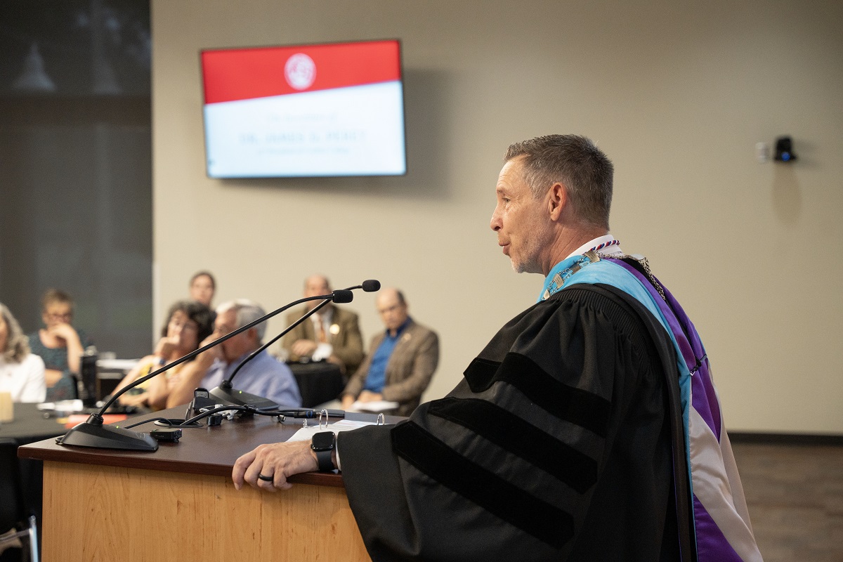 James Perey Investiture