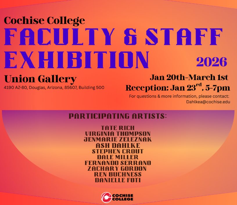 Flyer for Art Gallery Reception