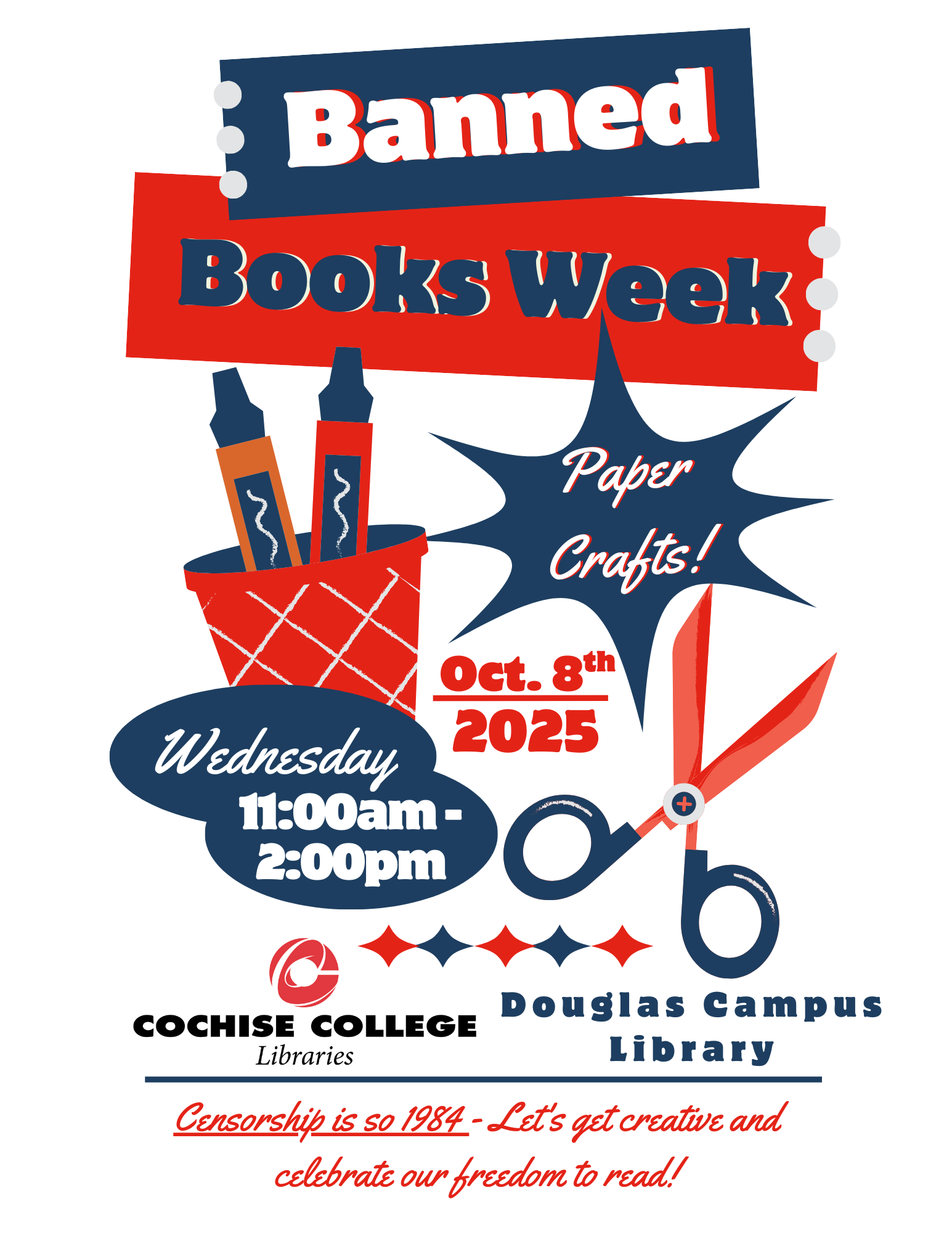 Informational Flyer Banned Books Week Craft