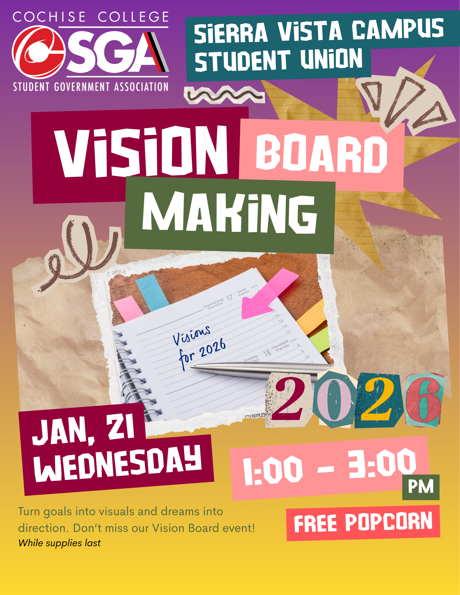Vision Board Flyer