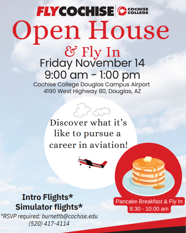 Information Flyer on Open House & Fly In