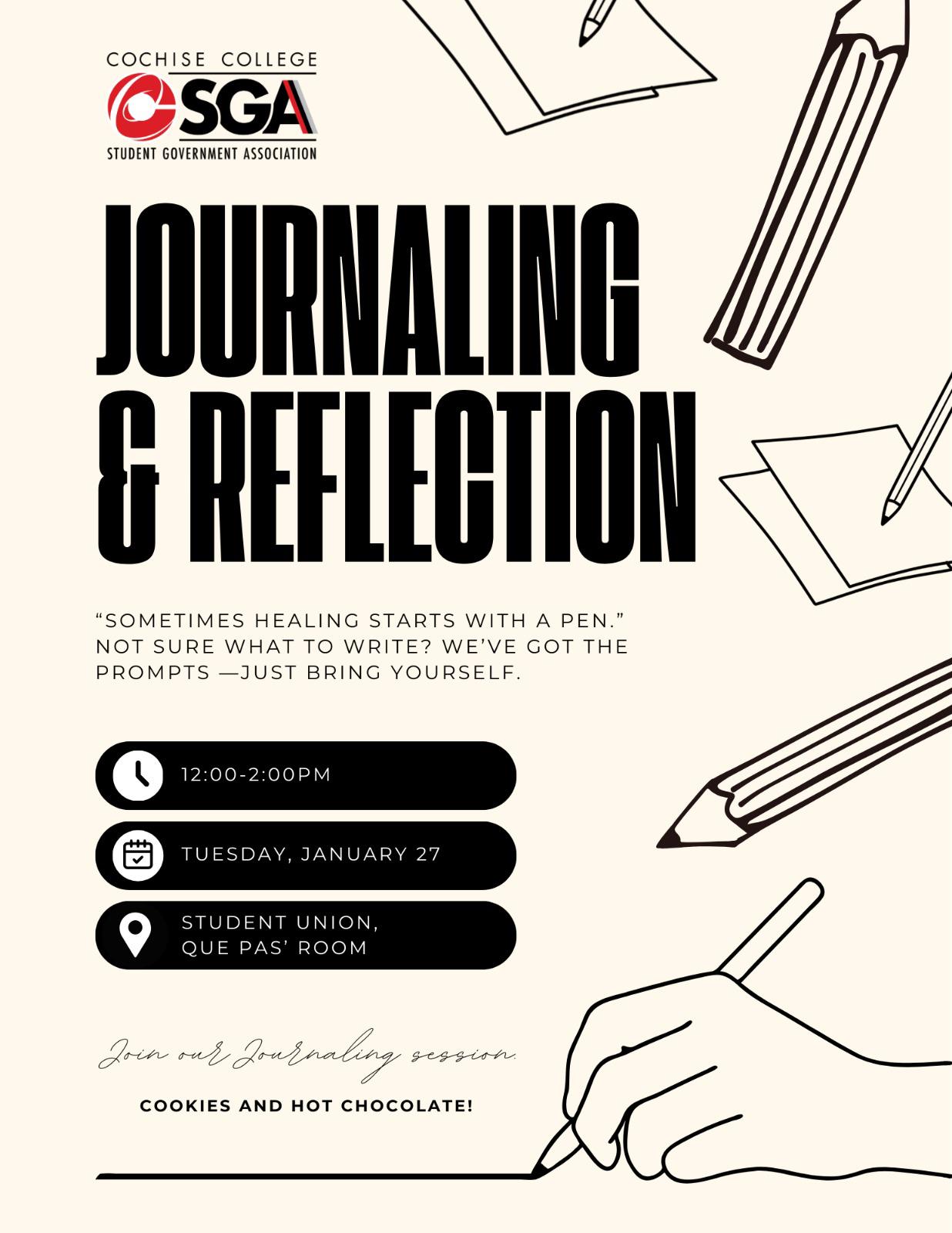 Journaling and Reflection Flyer