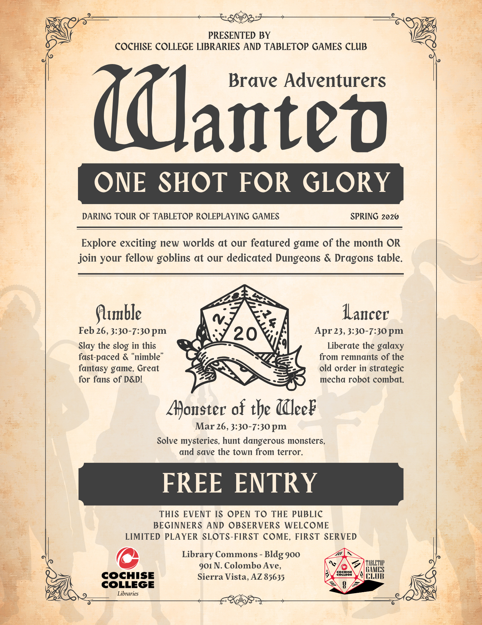 one shot for glory tabletop games