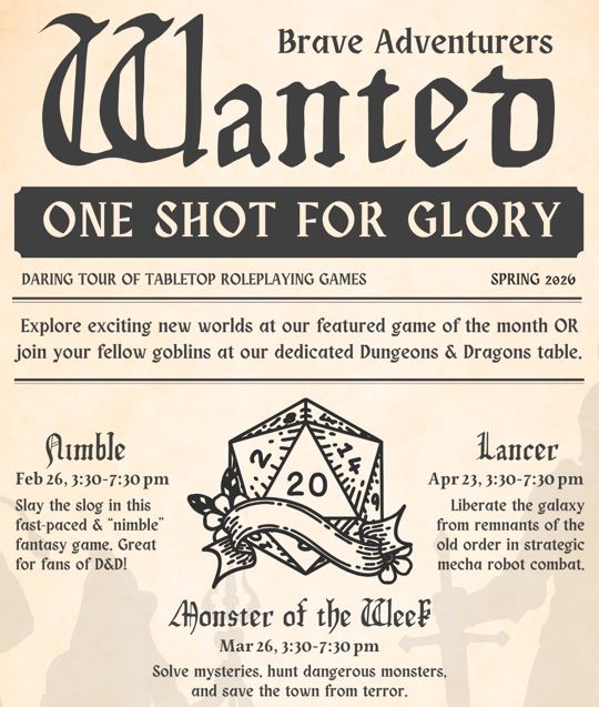 one shot for glory tabletop games