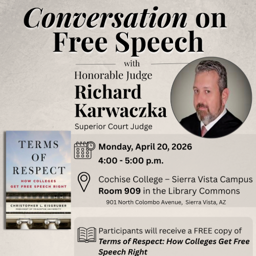 Conversation on Free Speech Event Flyer